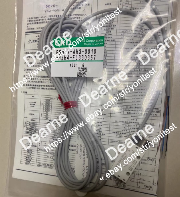 1pcs FSM-V-AH3-0010-H2H4-FL330357 CKD Flow Sensor