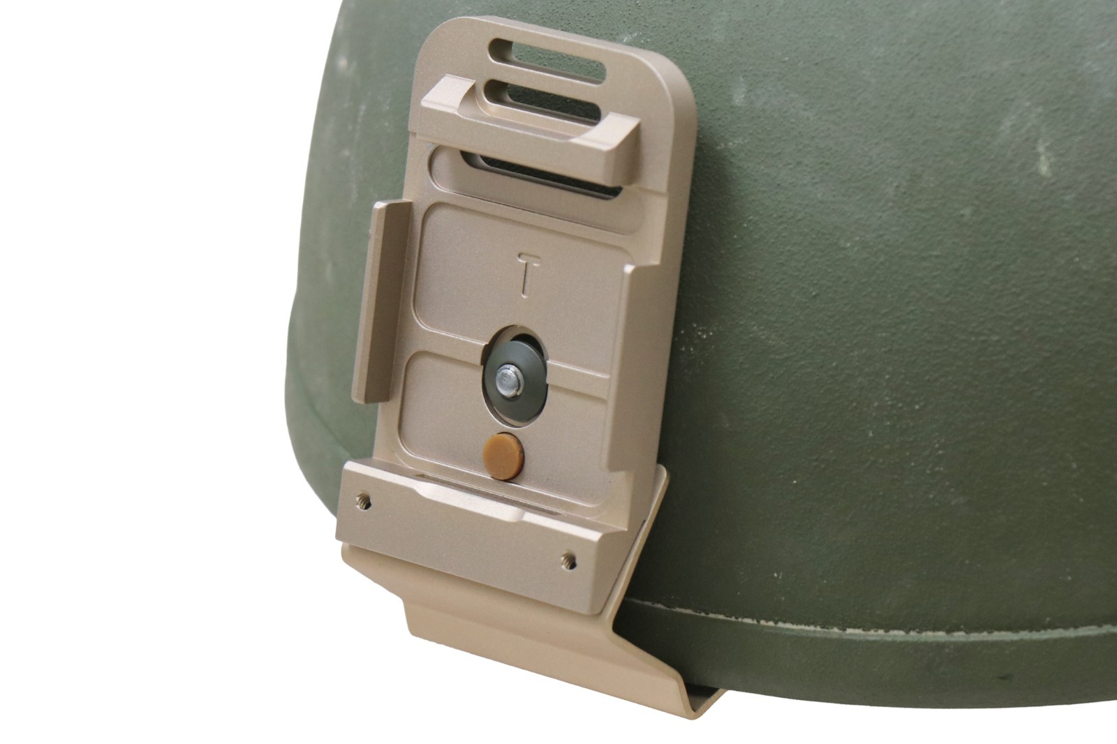 NEW - Tan NOROTOS Night Vision NVG Mount Bracket Plate Shroud ACH Helmet Screw