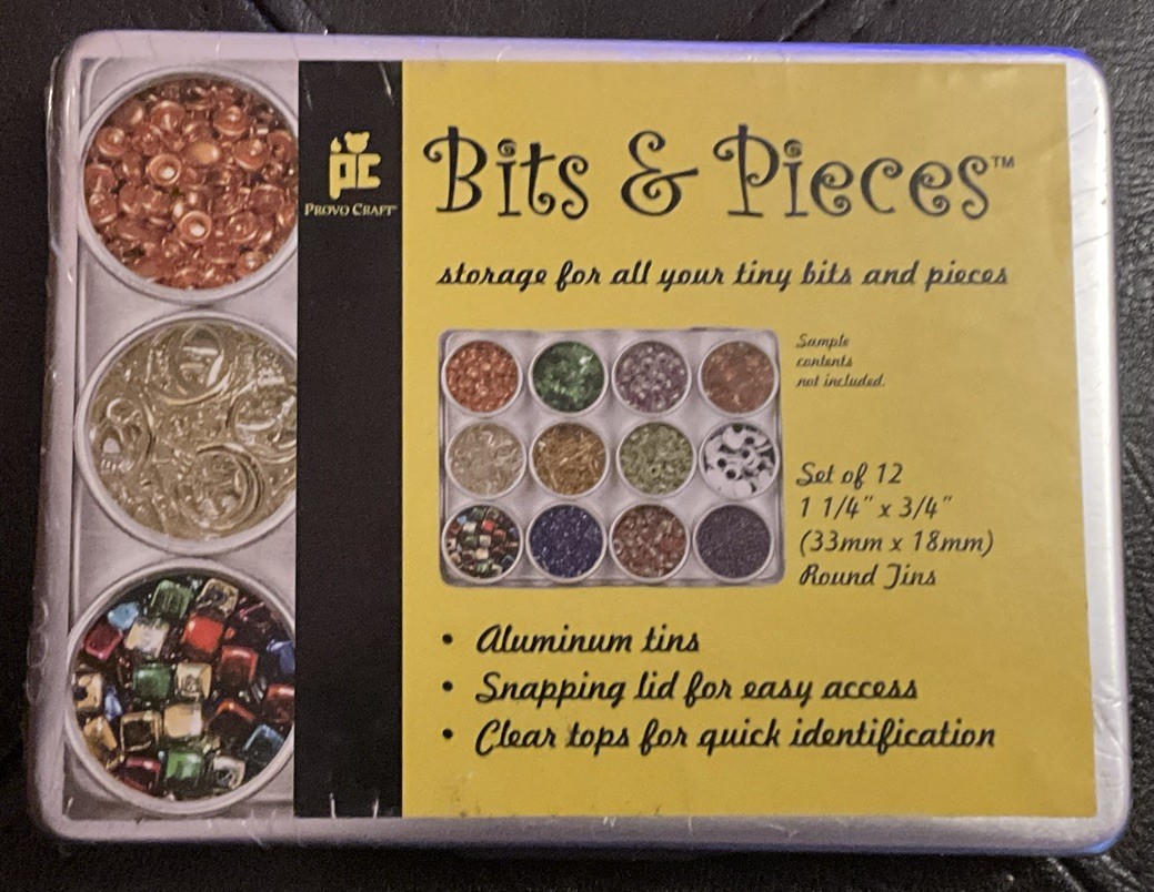 BITS & PIECES ALUMINUM STORAGE CONTAINERS from Provo Craft - NEW