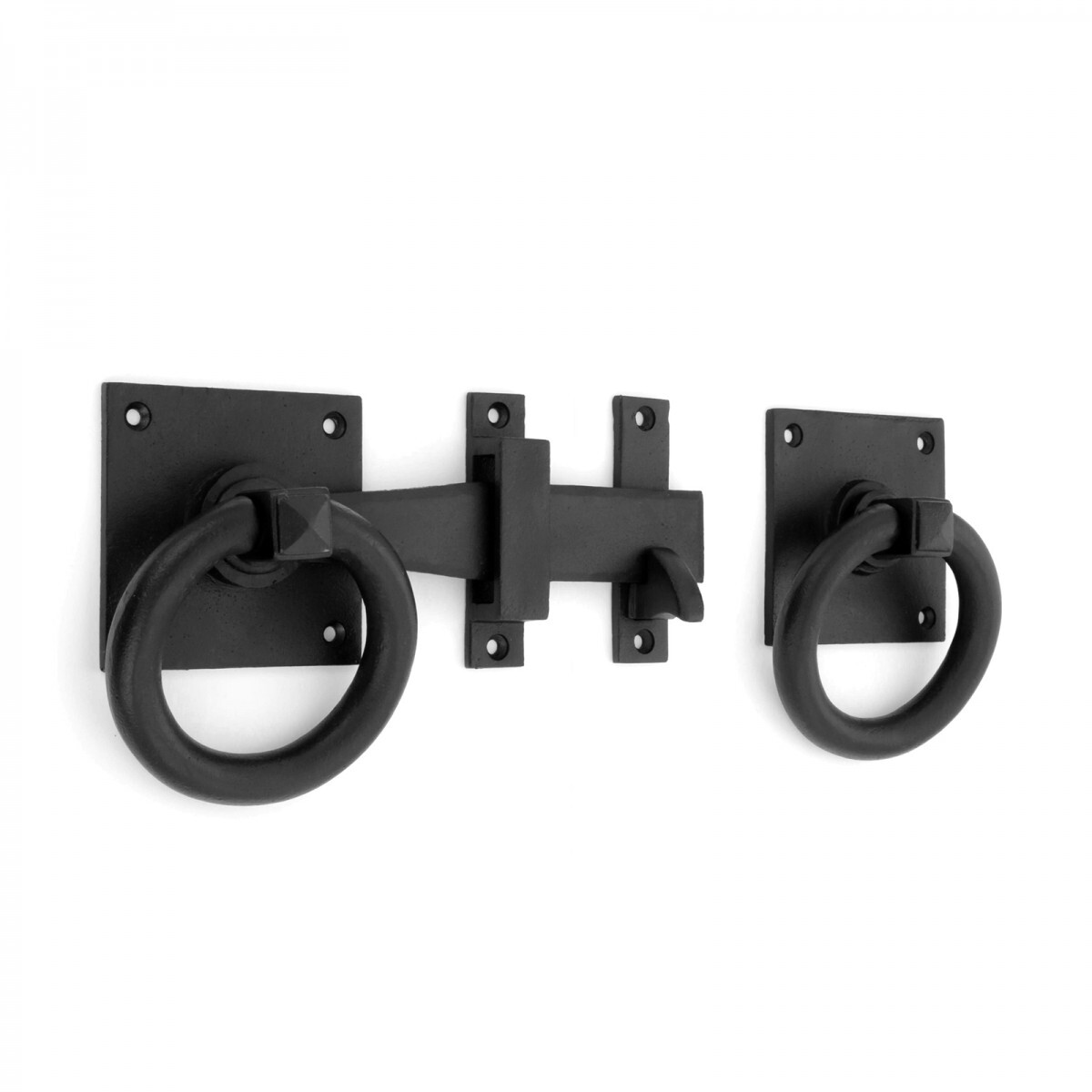 Bar Handforged Square Base Gate Latch Casting 7.5" Black Powder