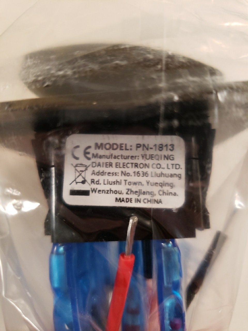 Daiertek Switch Panel, Model PN-1813, Blue Led, PN-1813-L-1PC