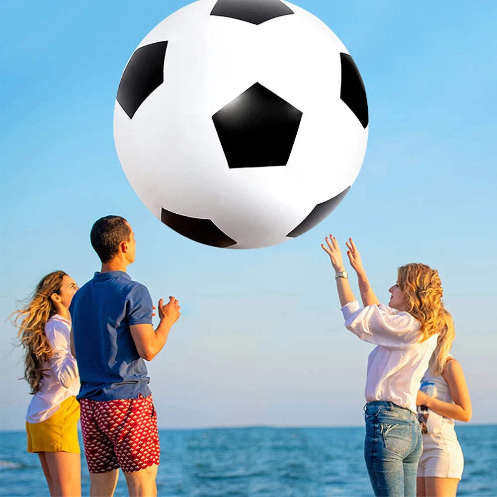Outdoor beach, grassland, entertainment, inflatable soccer game, environmentally