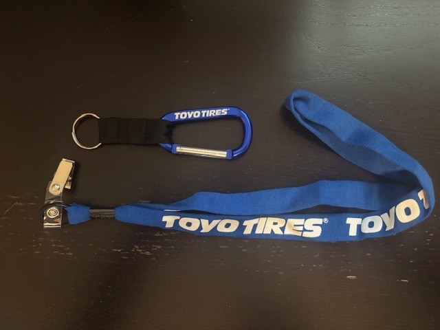 Toyo Tires Lanyard Keychain with Carabiner