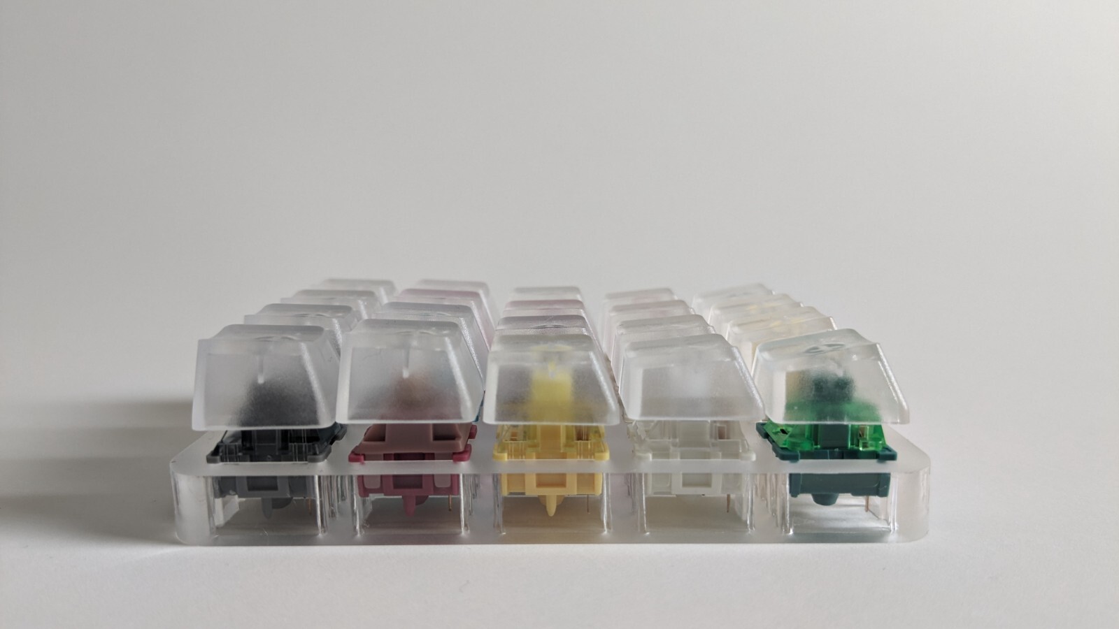Mechanical Keyboard Complete Linear Switch Tester - Mixed Key Caps