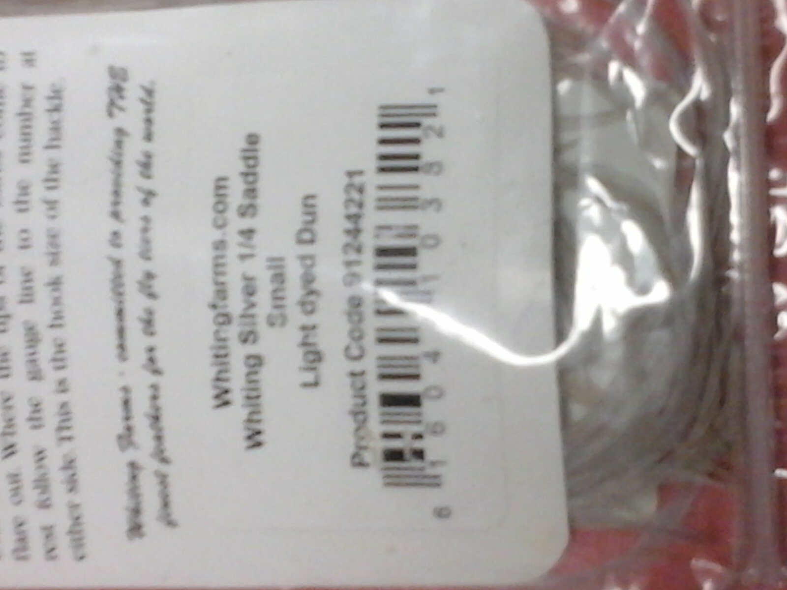 Whiting silver 1 / 4 size 14 - saddle