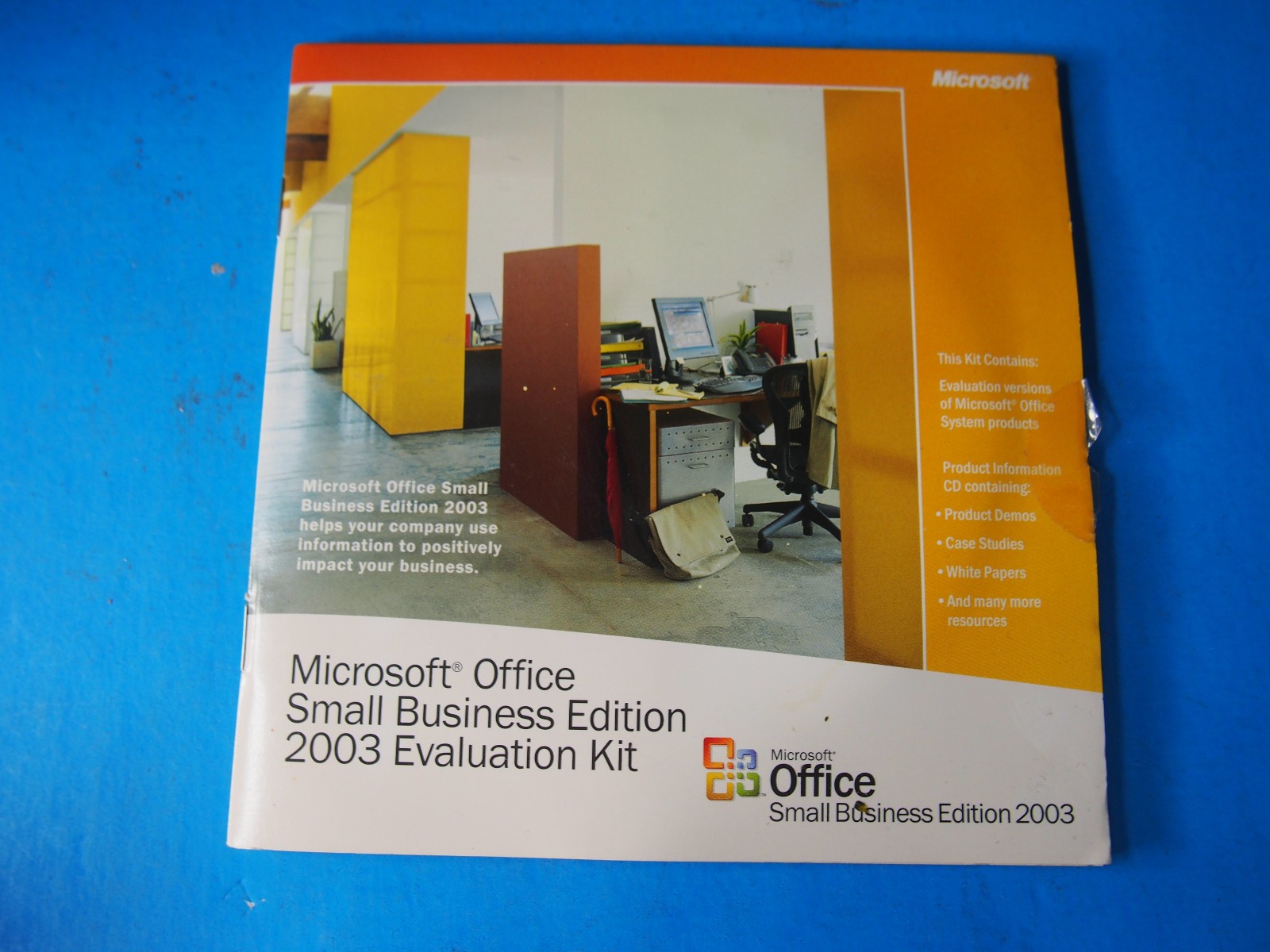3 Disc Microsoft Office Small Business Edition 2003 No Key