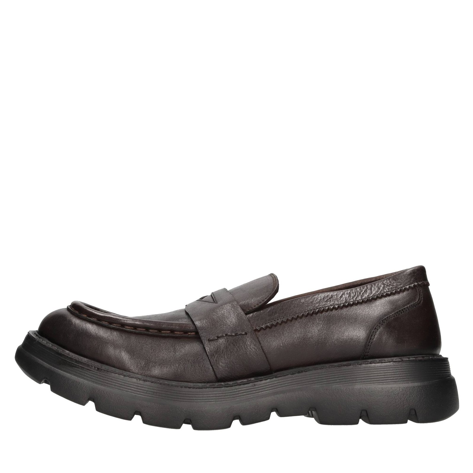 M090-11 VIT. HUNDRED 100 Men's Brown Loafers & Briefs Amv07_hund