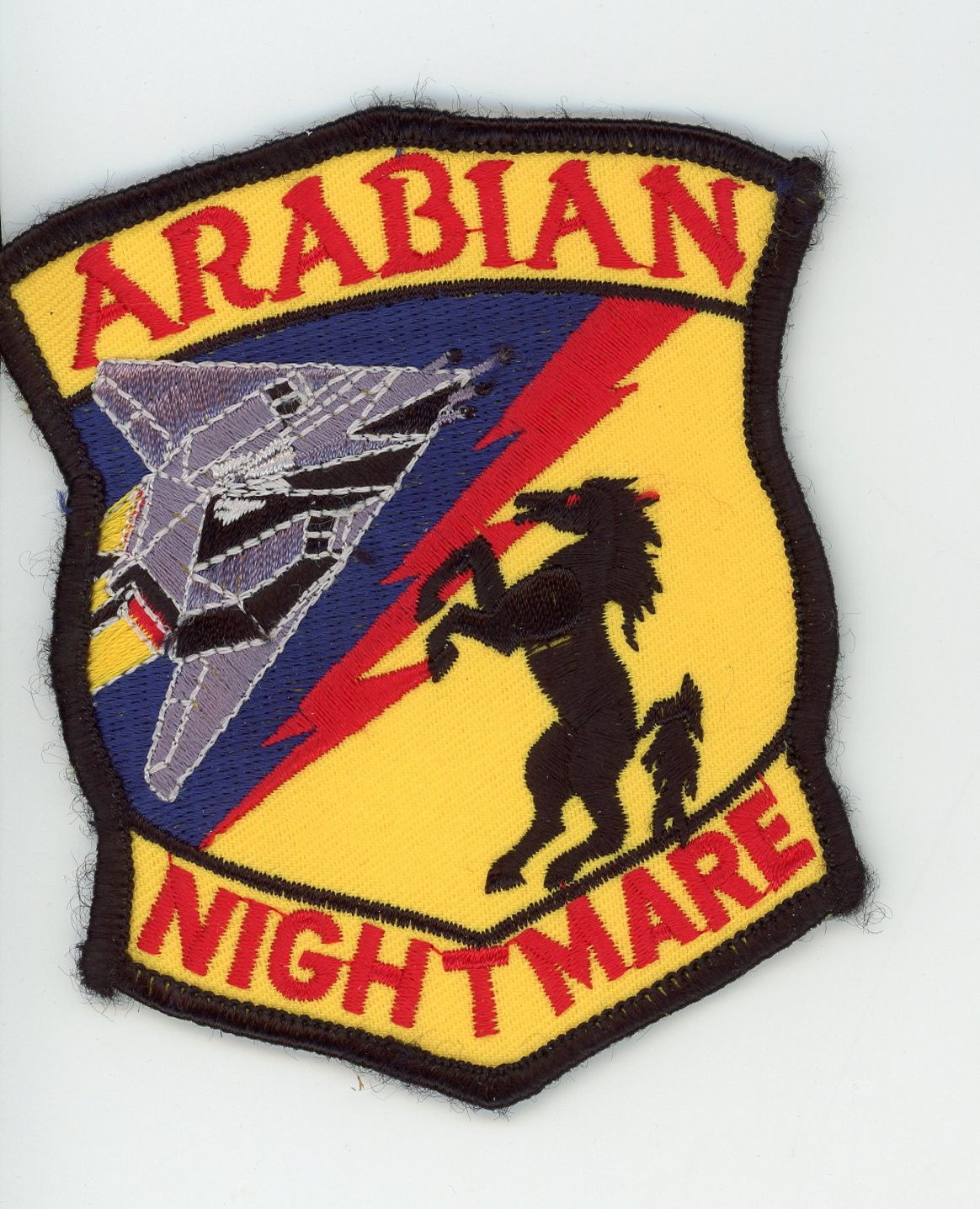 PATCH USAF F-117 ARABIAN NIGHTMARES SEW ON PARCHE