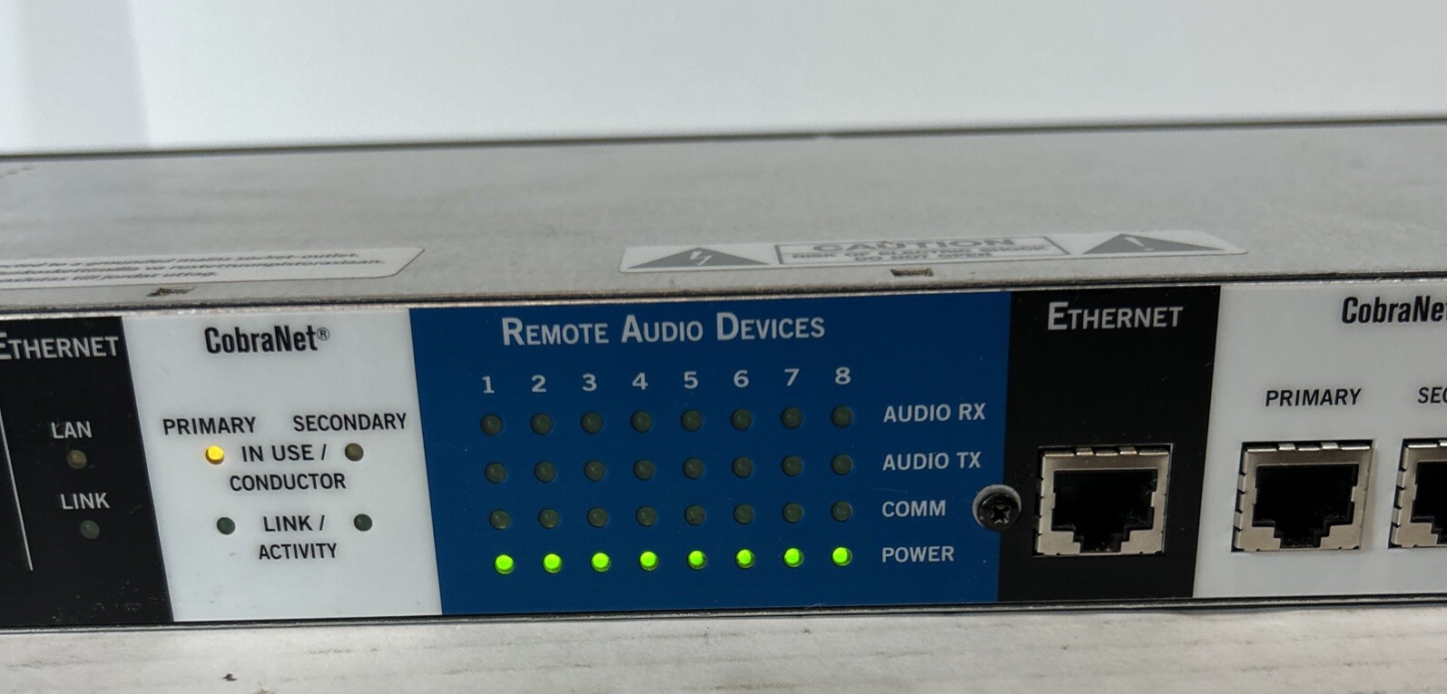 RANE Mongoose Remote Audio CobraNet Interface Digital Audio Matrix