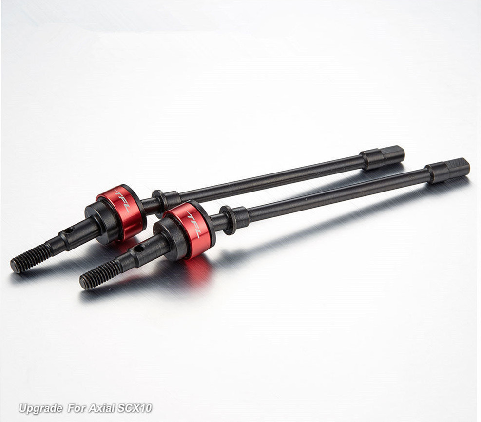 Front CVD Drive Shaft AXIAL SCX-10 #45 Steel / Stainless Steel for RC Car #1472