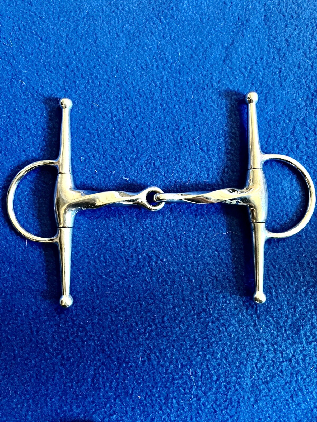 5” Stainless Full Cheek Slow Twist Snaffle English Bit