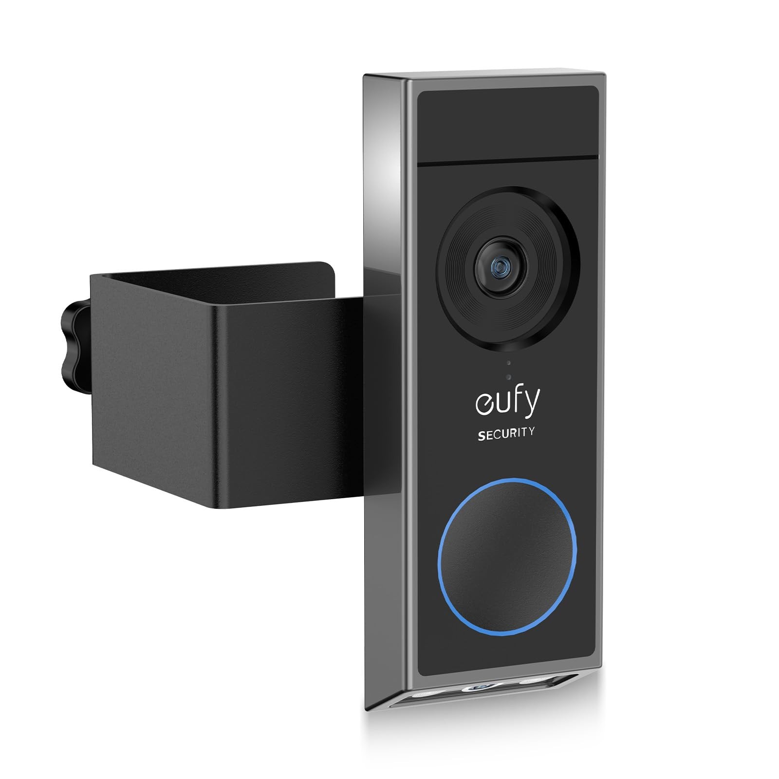Anti-Theft Video Doorbell Mount Compatible with Eufy E340 - No Black