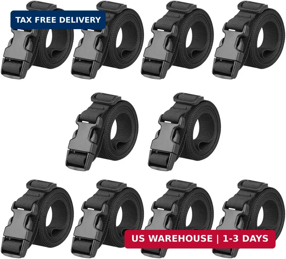 MAGARROW 78" x 1" Strap Buckle Packing Straps Adjustable 1-Inch Belt