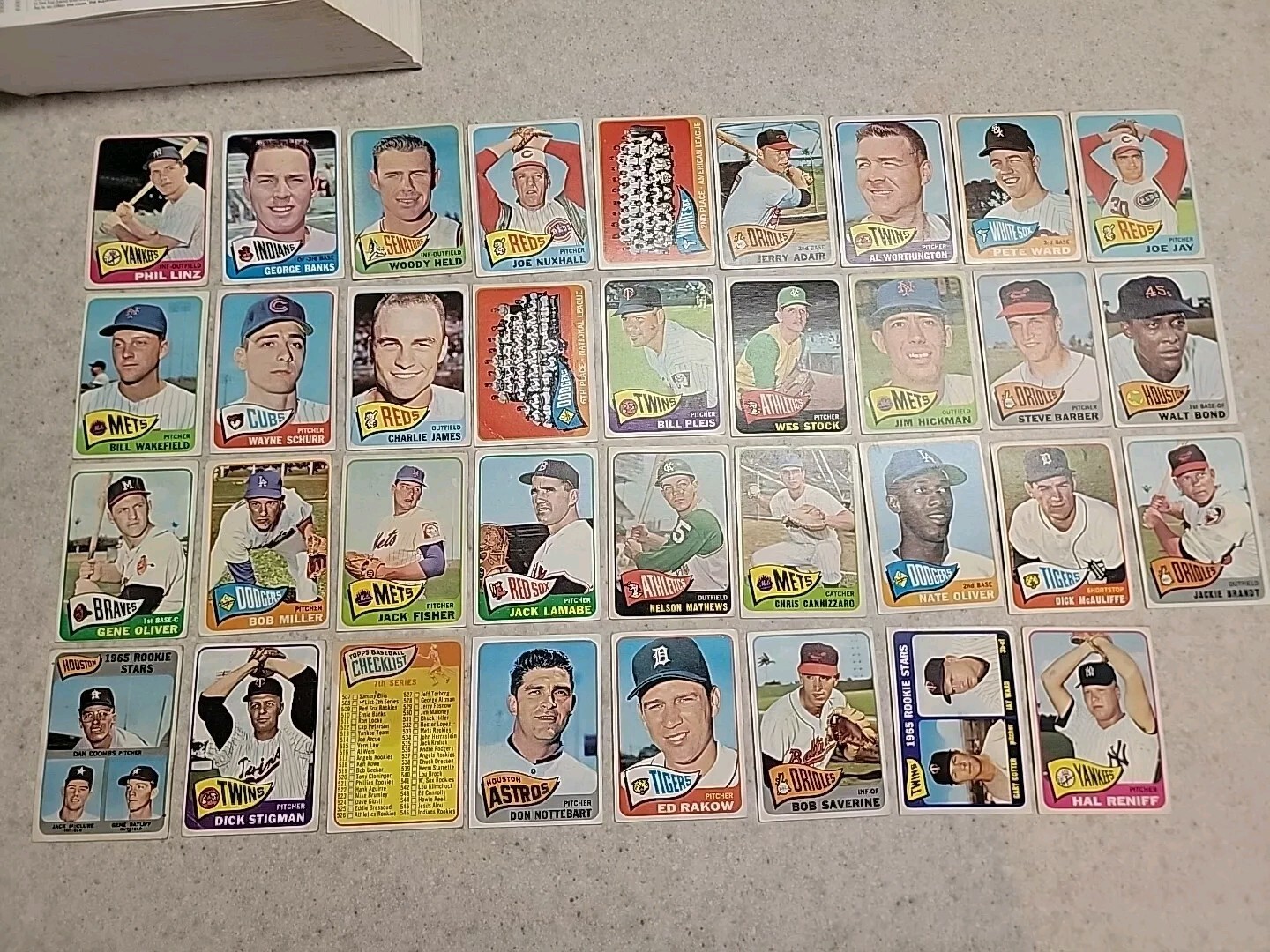 1965 Topps Baseball Your Choice