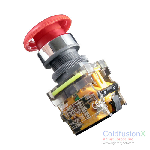 Emergency Switch w/Lock Ideal for DIY CO2 Laser Machine