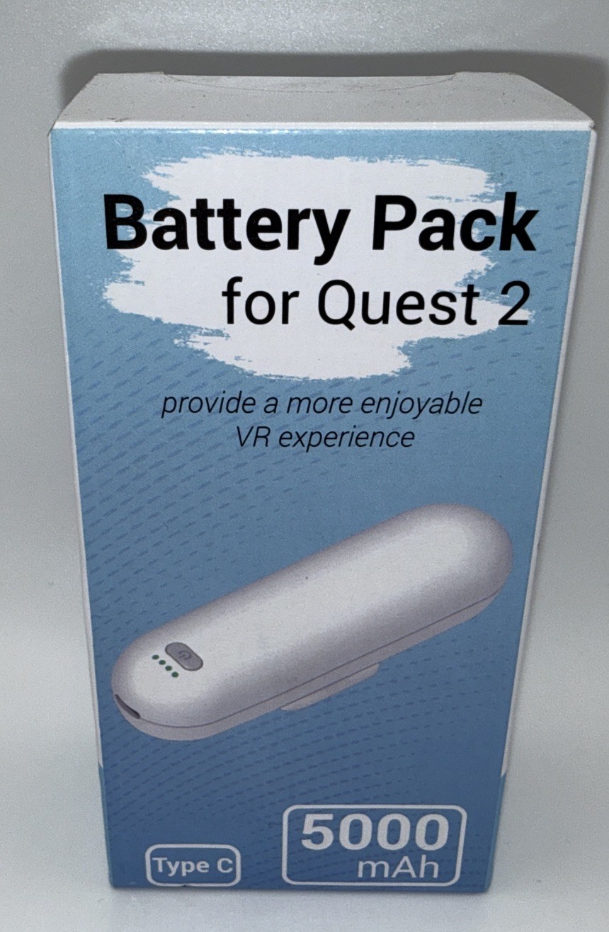 Battery Pack for Quest 2 VR Experience 5000 mAh Type C Port New in Box