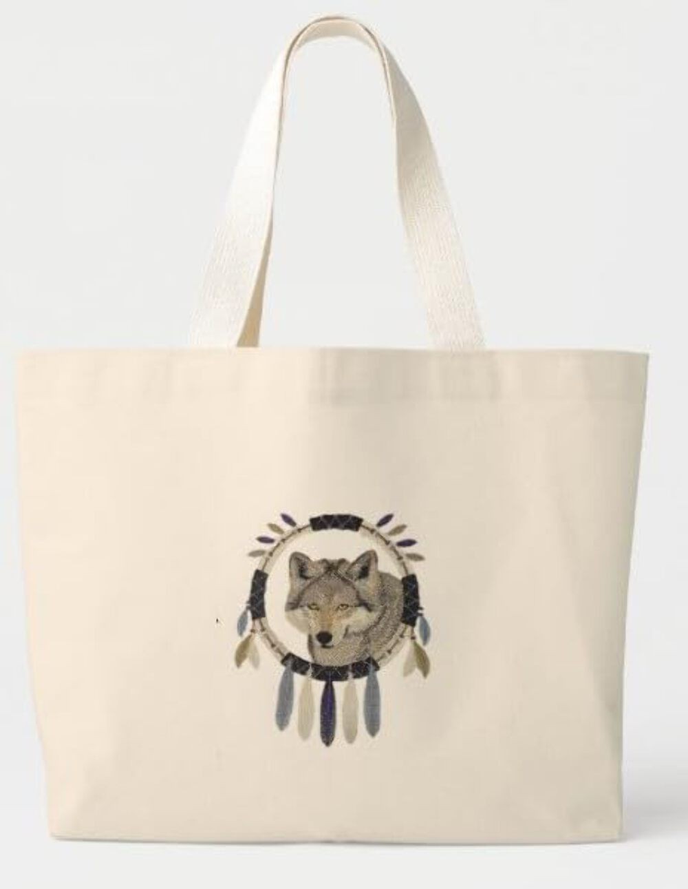 Beyond Vision CustomAnimal [ Wolf Dream Catcher ] Embroidered Iron on/Sew Patch