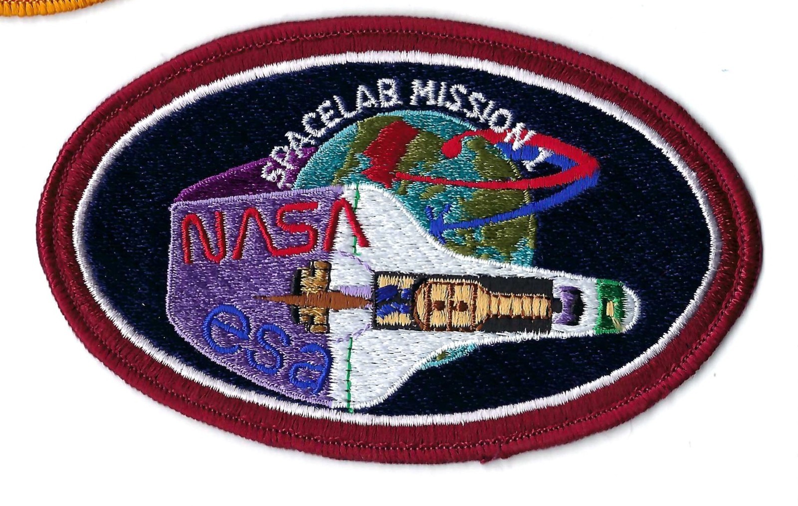 PATCH USAF NASA PAYLOAD PATCH FOR SPACELAB 1  JP-8