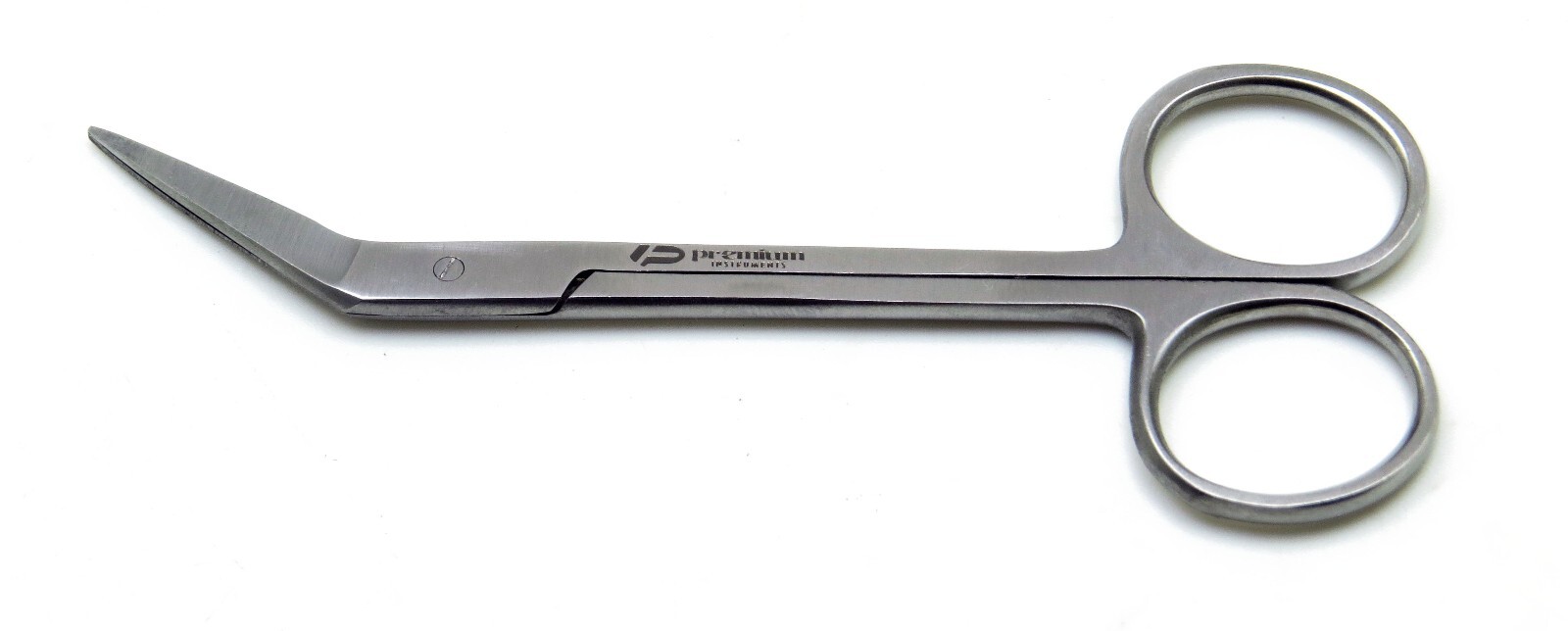 Universal Micro Iris Scissors Angled 4.5" Sharp/Sharp Premium Instruments
