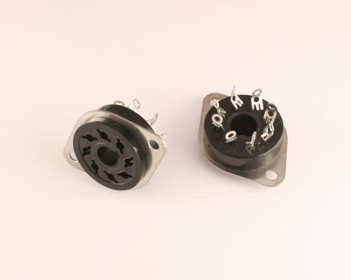 1x 8 Pin Octal Style Tube Relay Socket 77MIP8 Wire Pro Amphenol 77-MIP8 USA Made