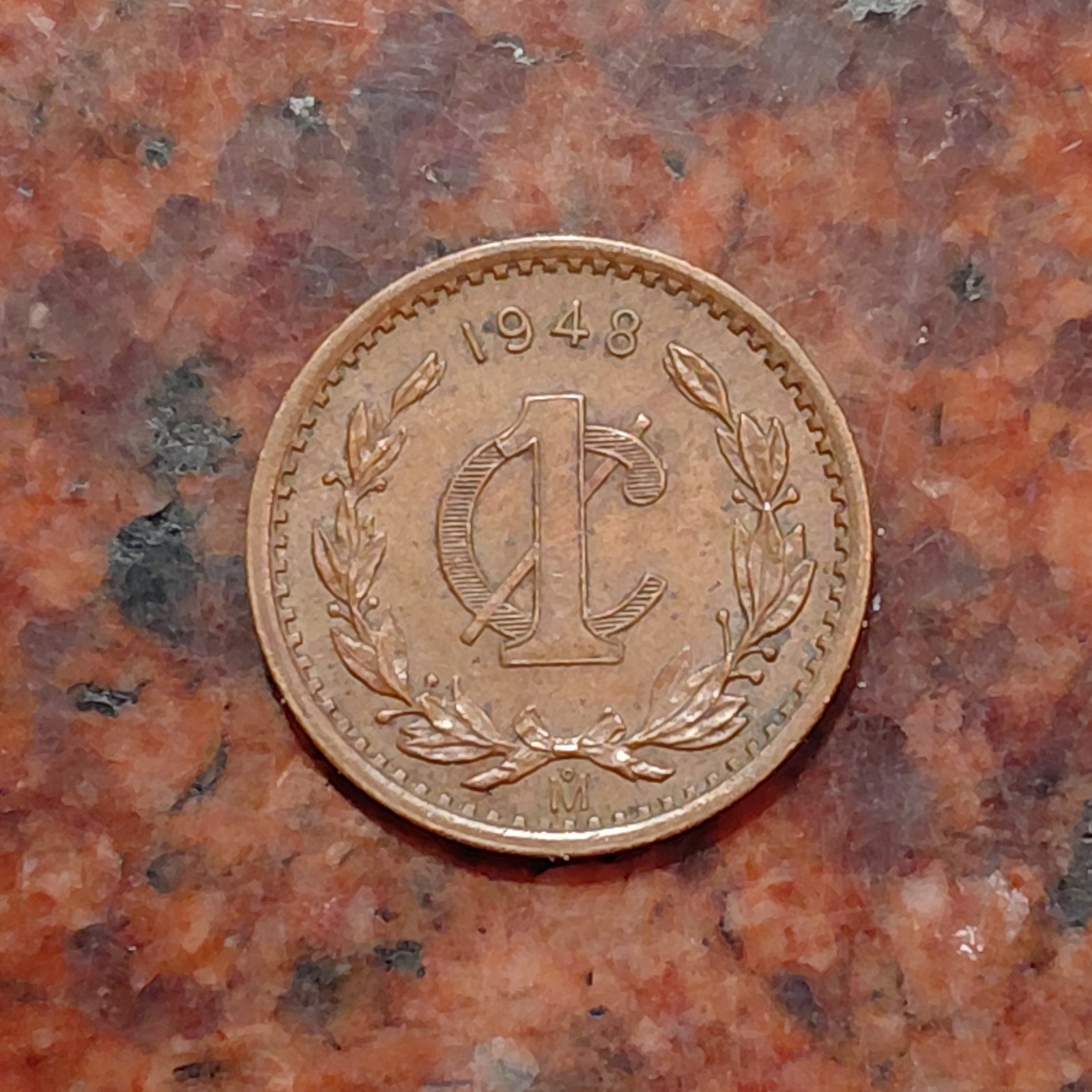 1948 MEXICO 1 CENTAVO COIN  -  #B8845