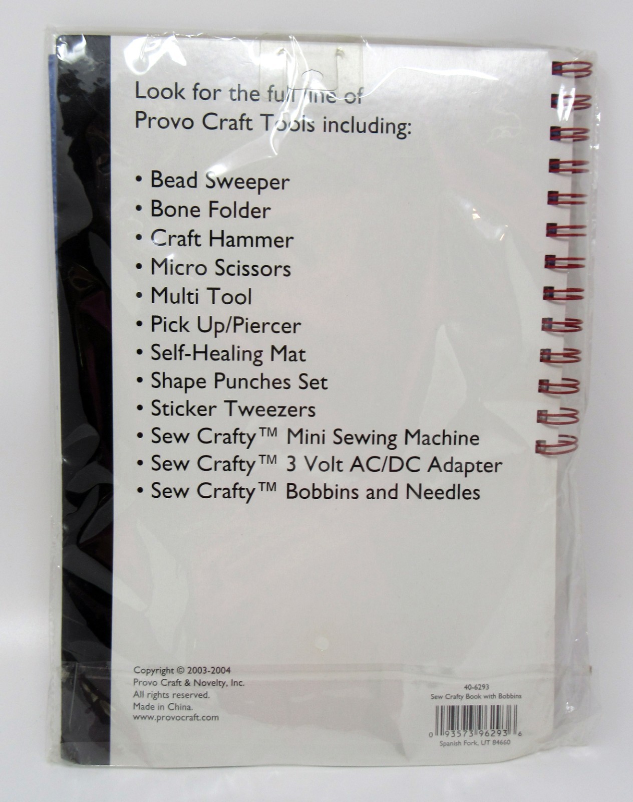 Provo Craft Sew Crafty Mini Compact Sewing Machine Plus Book New Sealed