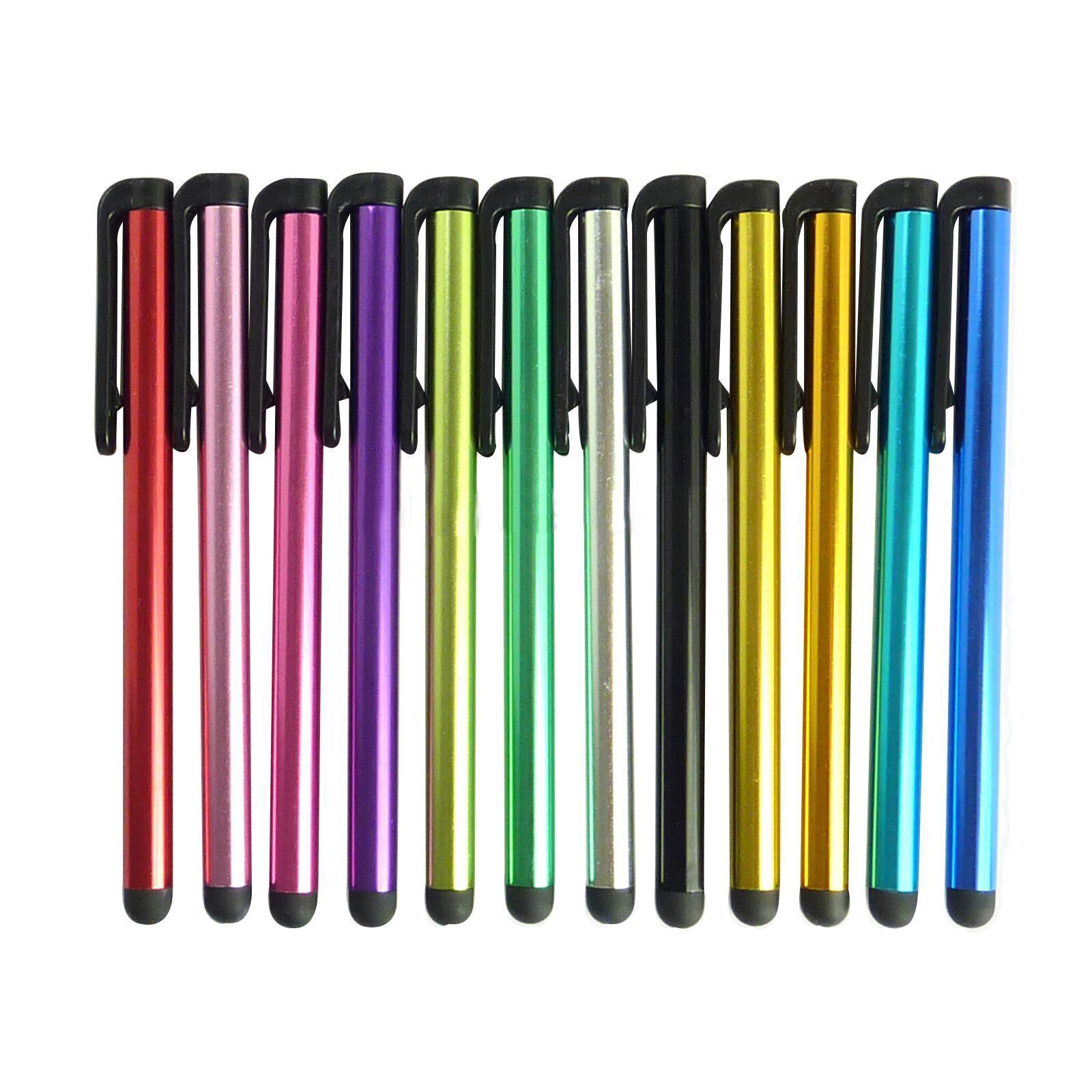 100Pcs Metal Touch Screen Stylus Pen For Android iPad Phone PC Tablet Universal