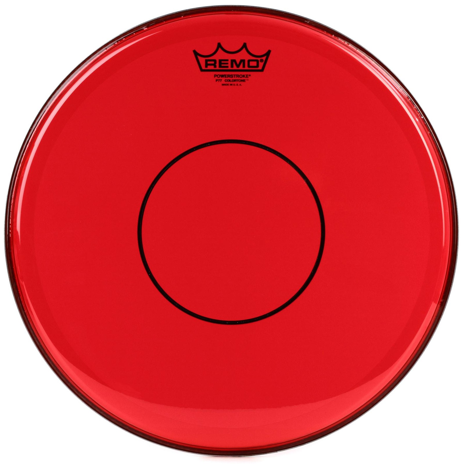 Remo Powerstroke 77 Colortone Red Snare Drumhead - 14 inch (2-pack) Bundle