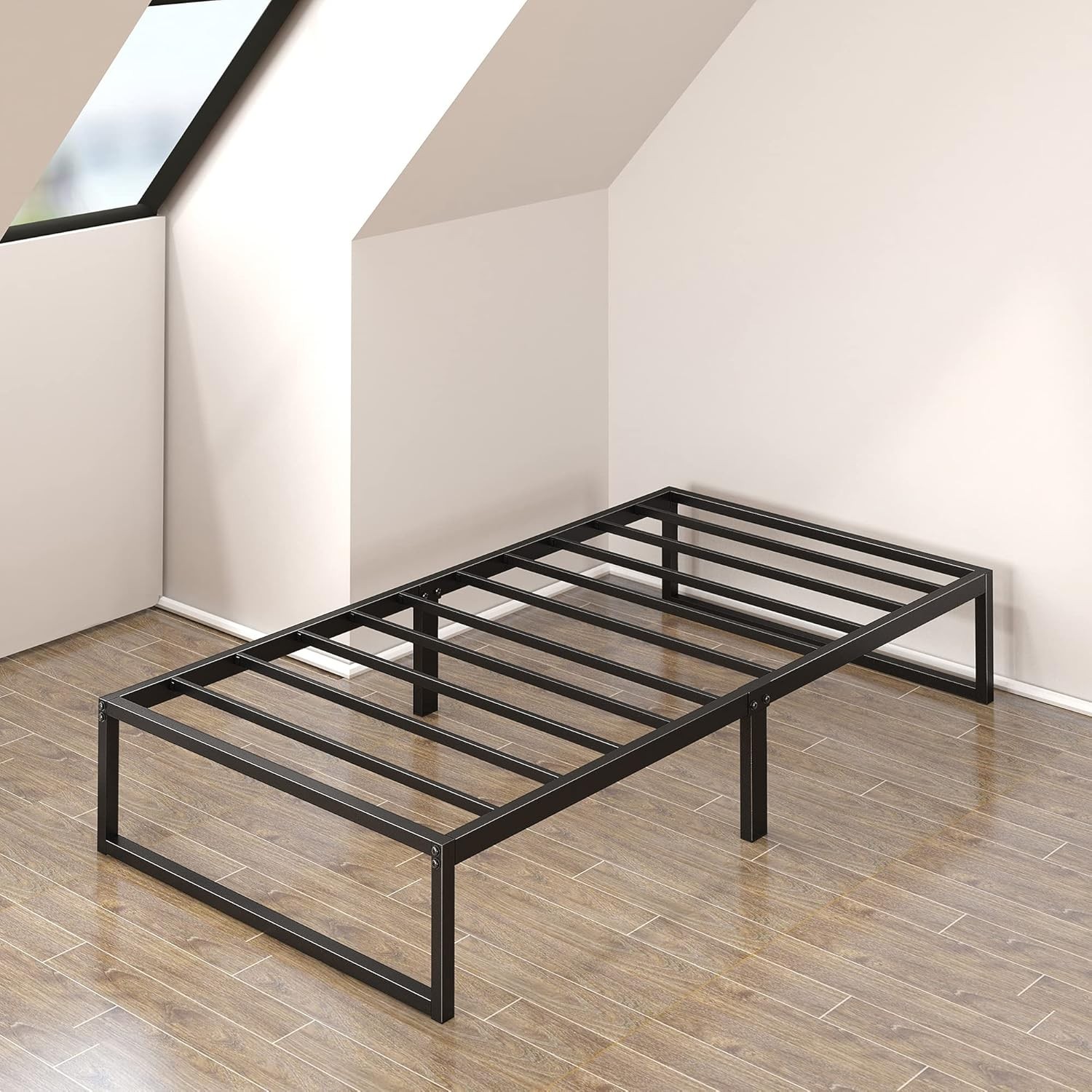 Lorelei Platform Bed, Twin, Black