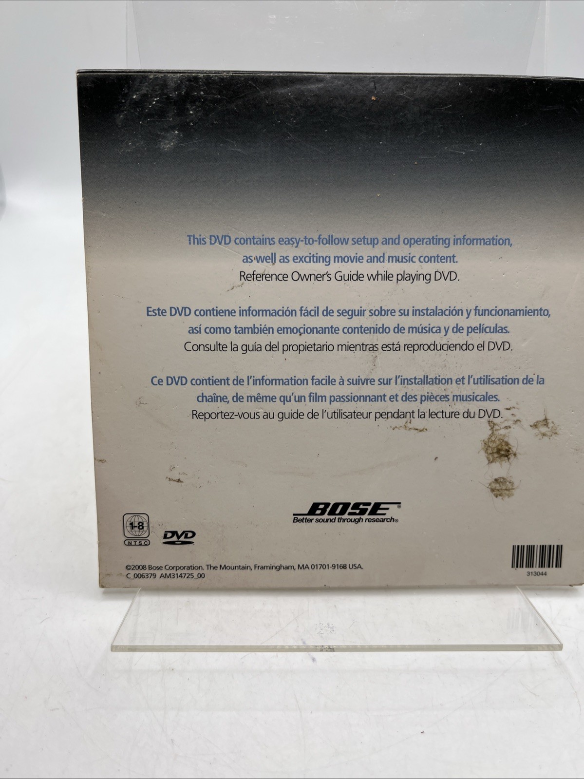 Bose 321 Series III DVD In-Home Setup & Demonstration Disc Only