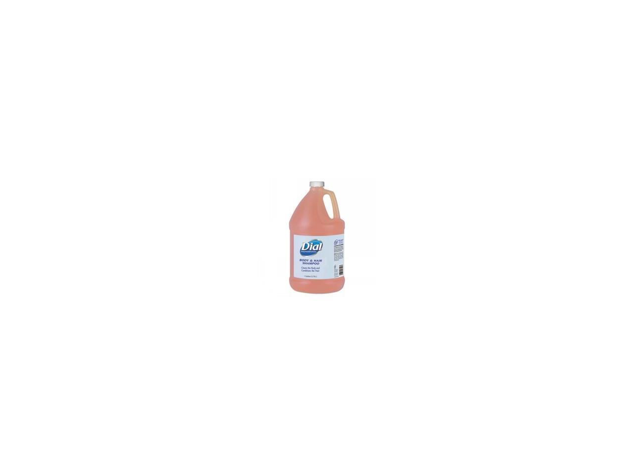 Body and Hair Shampoo, 1-gal Bottle, Gender-Neutral Peach Scent