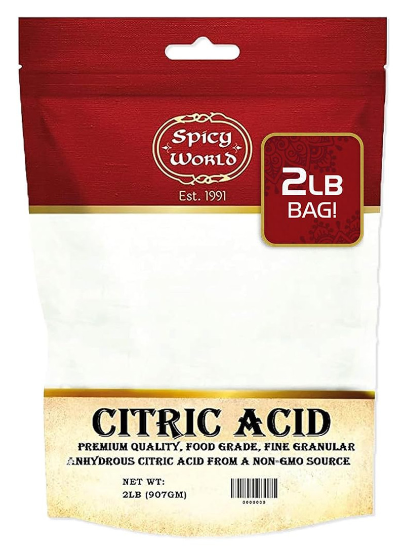 Citric Acid 2 LB Bag - 100% Pure, Food Grade & Non-Gmo - Citric Acid Powder for