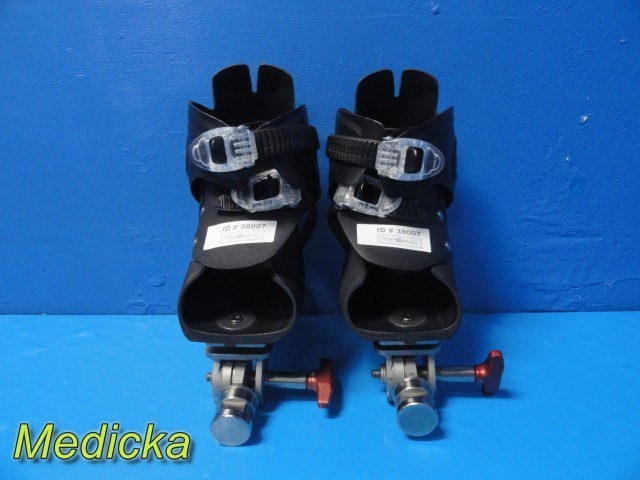 Mizuho OSI P2 Small Traction Boot Pair (Left/Right) W/ Foot Plates & Clamp~38007