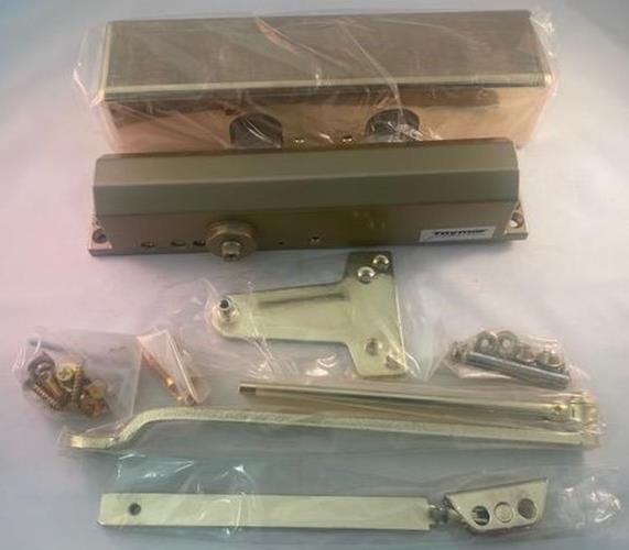 Taymor 13-1900BF DA PB Polished Brass Adjustable Powered 1 to 4 Door Closer