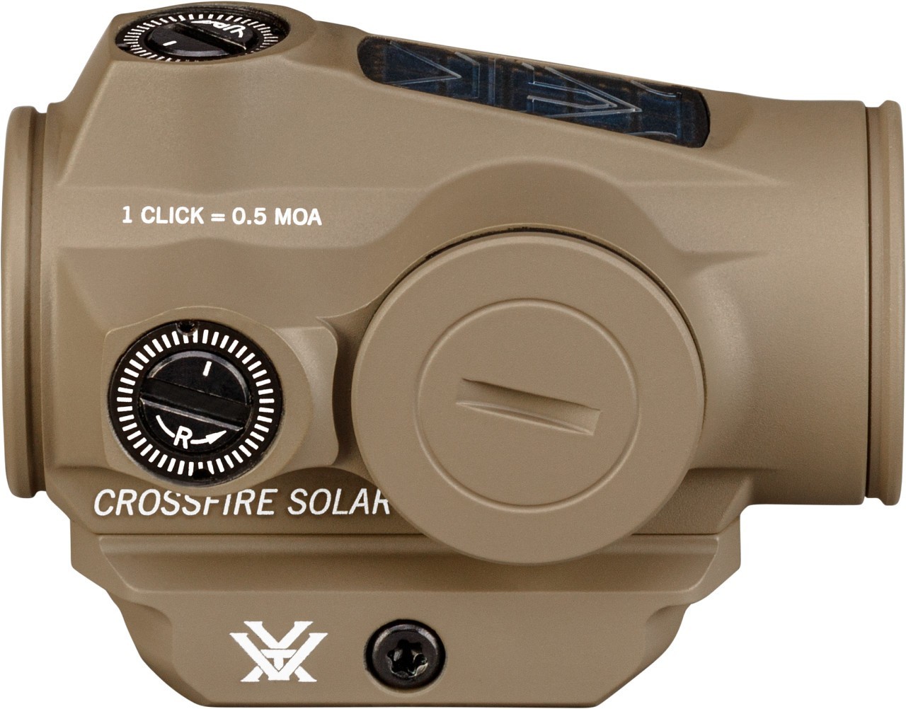Vortex Crossfire II Solar 2 MOA Red Dot Sight - Tan (CF2-RD2-SLR-T)