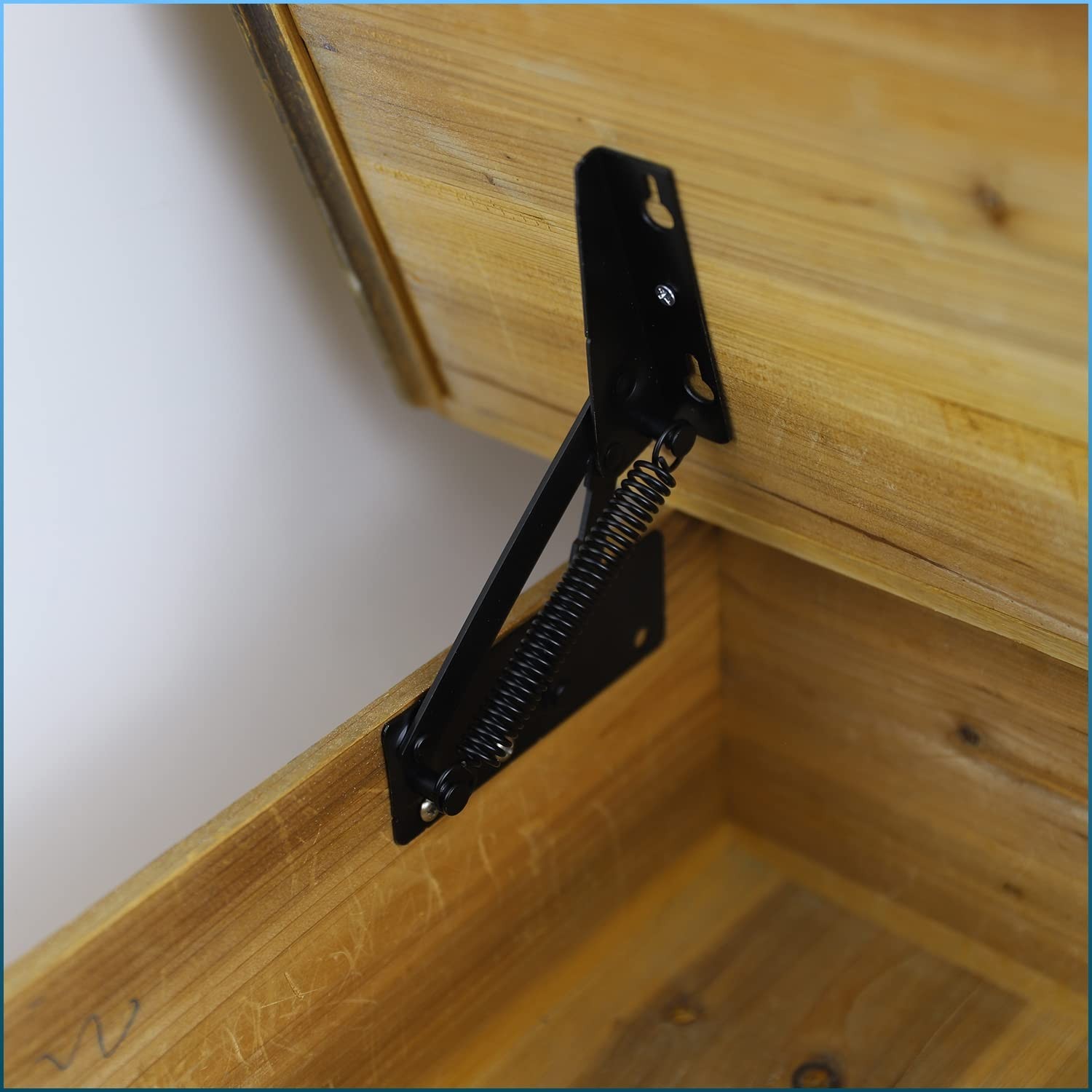 80 Degree Foldable Lifting Bracket 1 Pair Heavy Duty Spring Hinges Widely Used