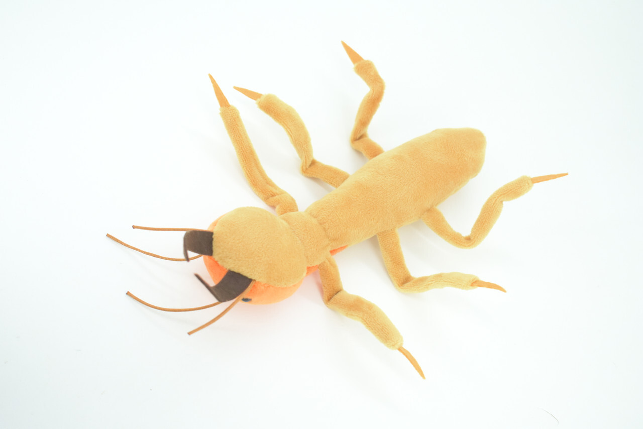 Plushy Termite Toy, Stuffed Bug, Plush Insect, Soft, Gag Gift, 10" GM05 B108