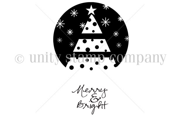 itty bitty by Unity Unmounted Rubber Stamps *Merry & Bright*  458392