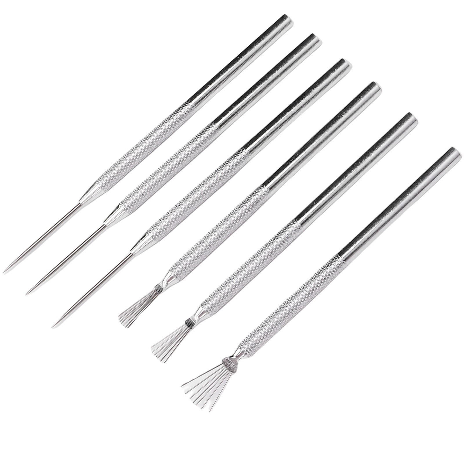 Complete Clay Needle Tools Set For Pottery - Ergonomic Handles Included