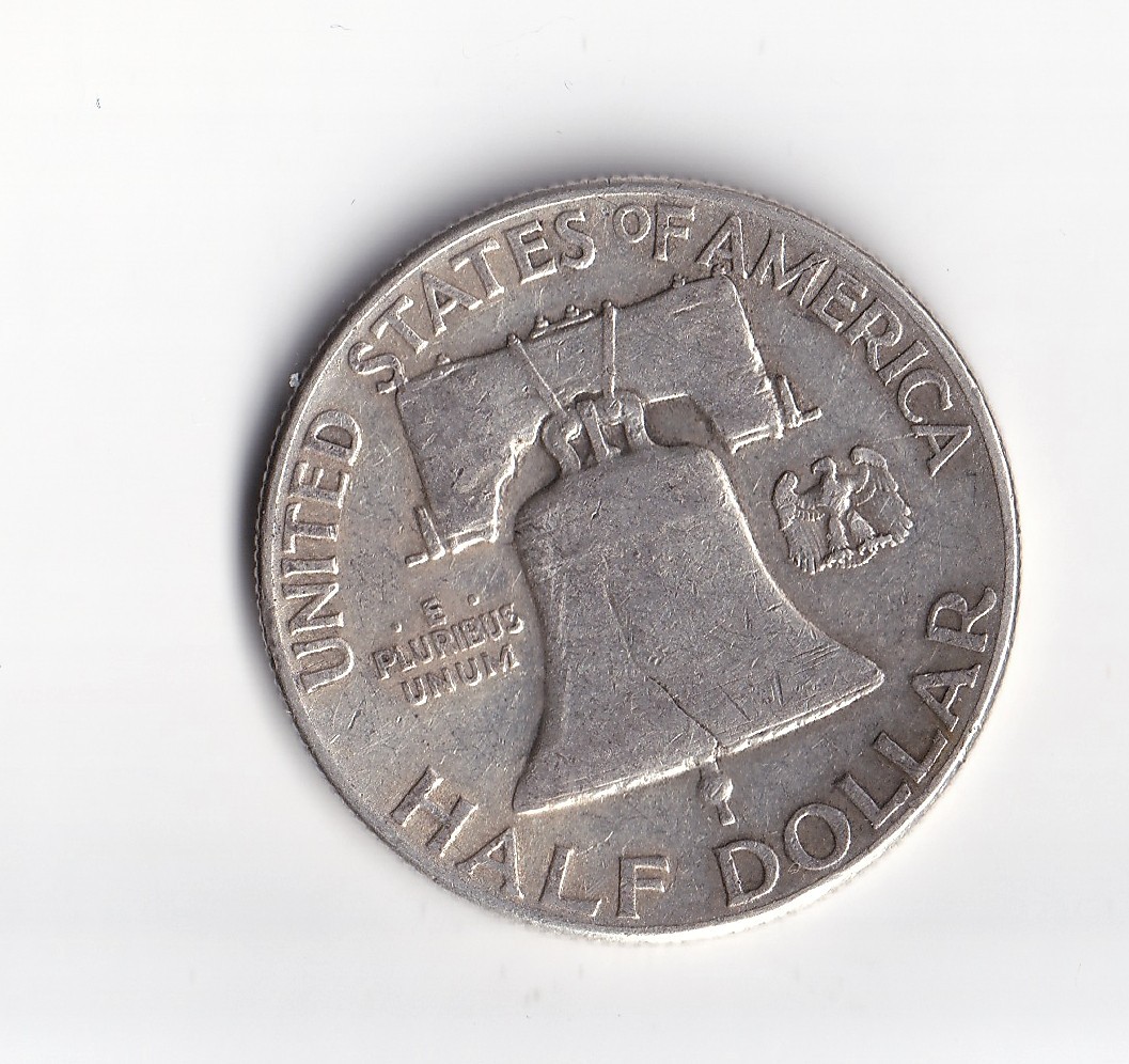 1949 P Franklin Silver Half Dollar NO COMBINED SHIPPING