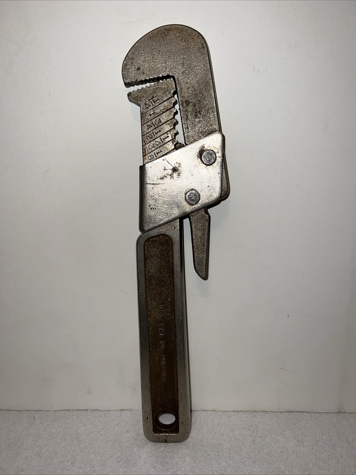 VINTAGE TROJAN WRENCHES L.A. CAL.  1/8'' TO 1-1/4 JAW CAPACITY PAT 1968783