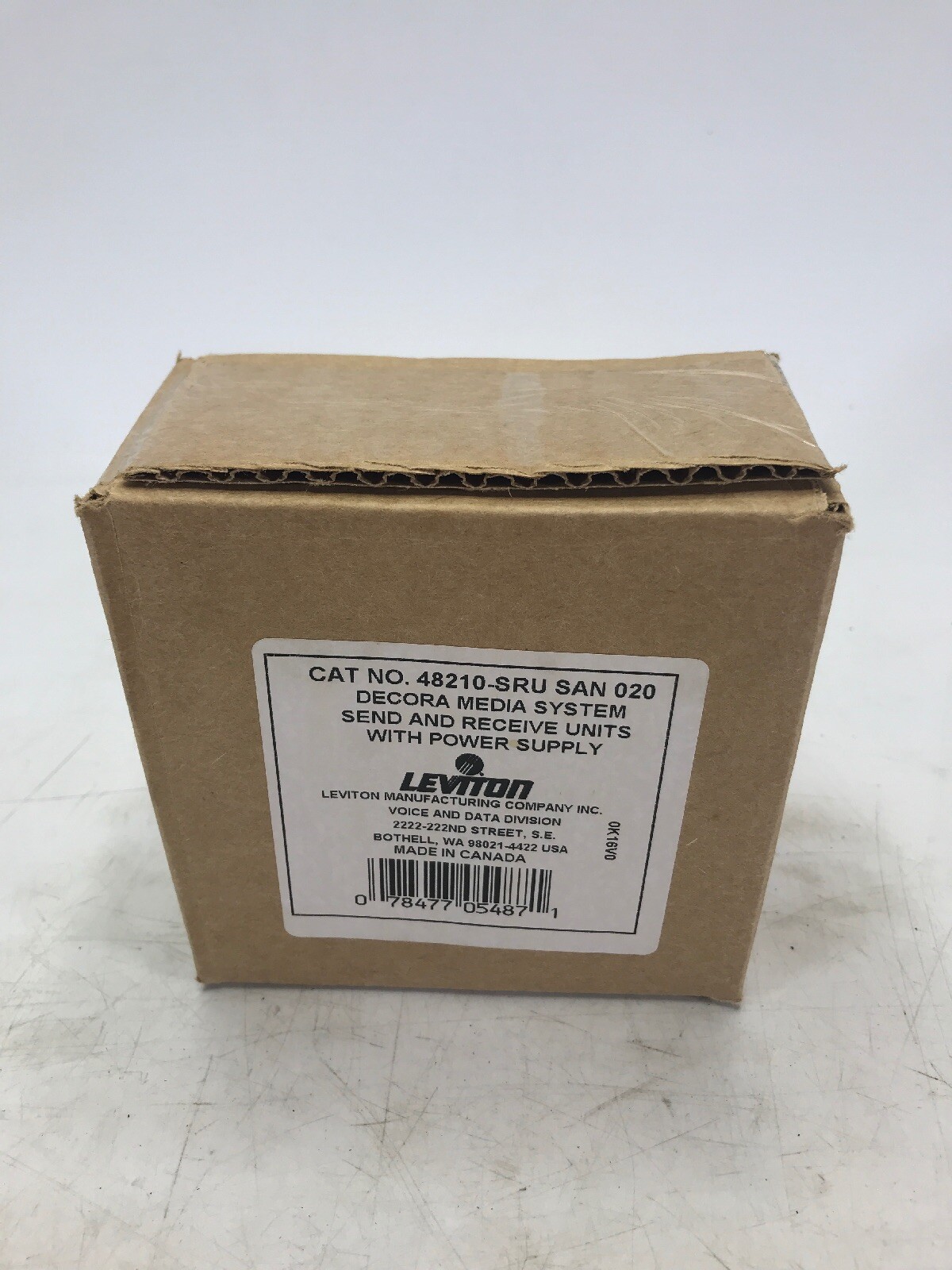 Leviton 48210-SRU Decora Media System Send and Receive Units with Power Supply