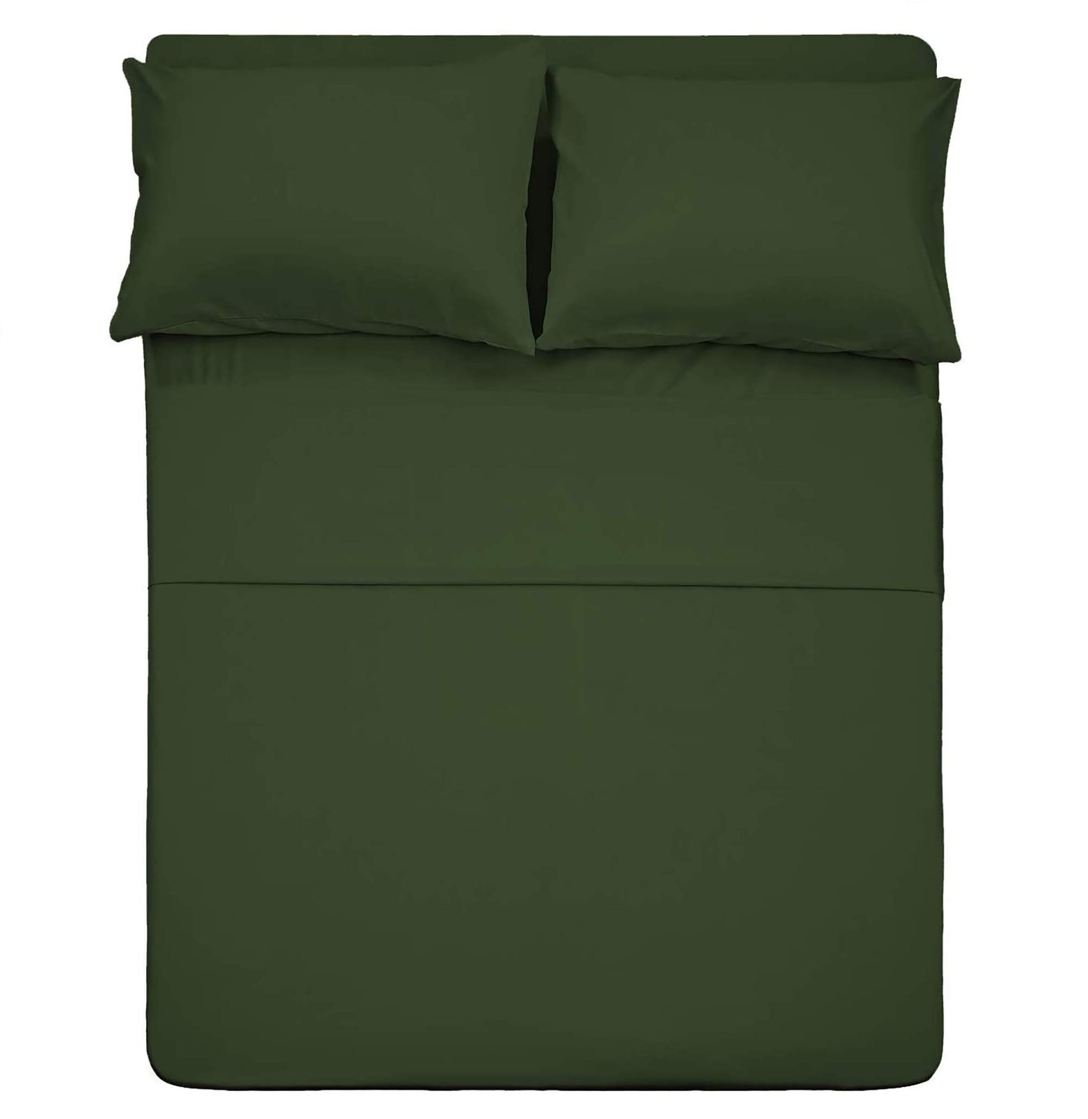Best Season 4 Piece Bed Sheet Set (Queen Size Olive Green) Queen, Green