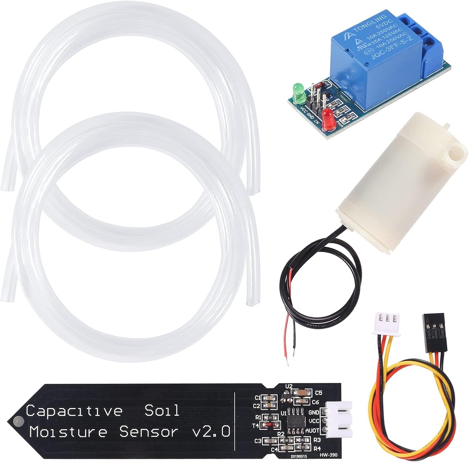 Automatic Irrigation DIY Kit with Soil Moisture Sensor & Water Pump for Arduino