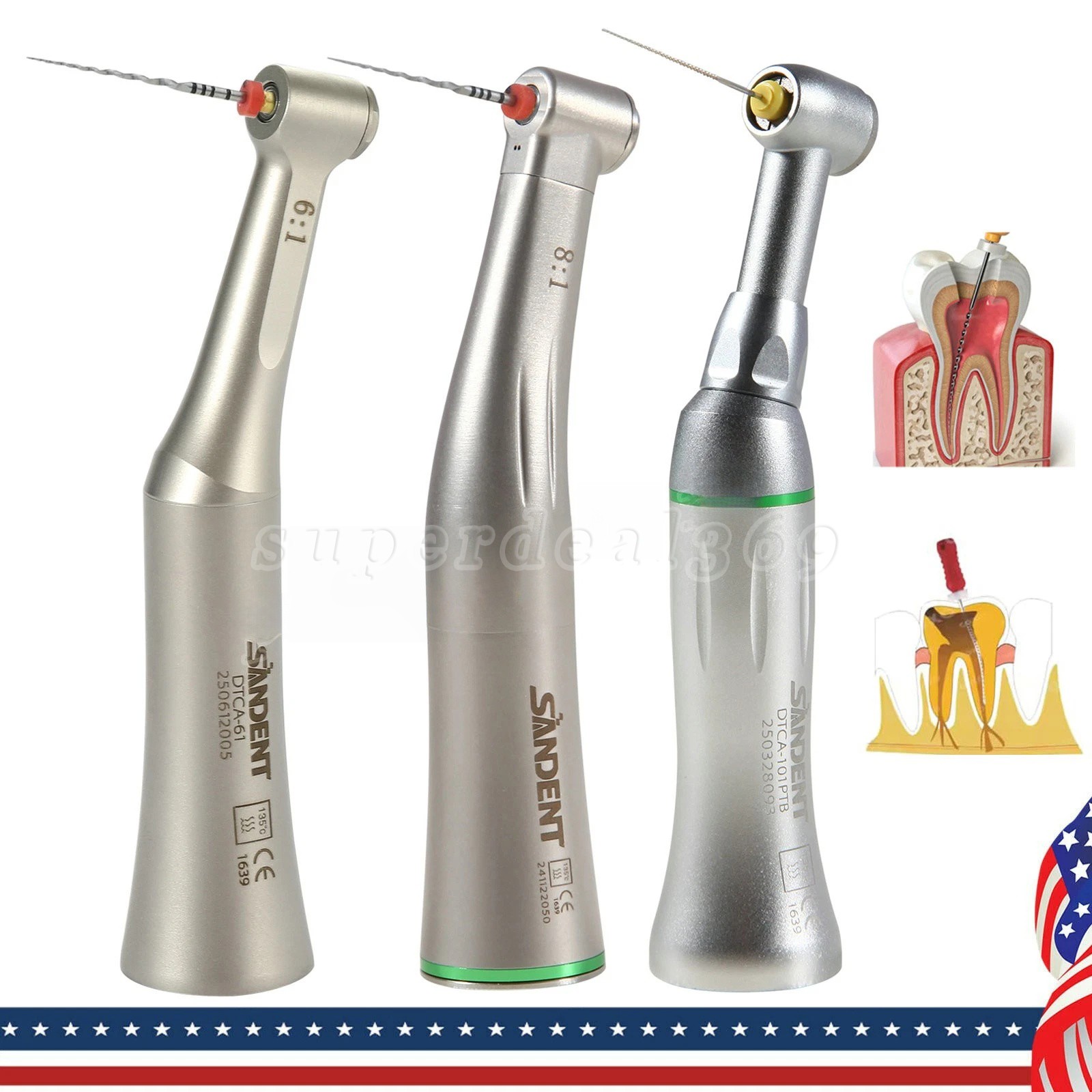 Dental Endo Handpiece 6:1 8:1 10:1 Endodontic Contra Angle ne
