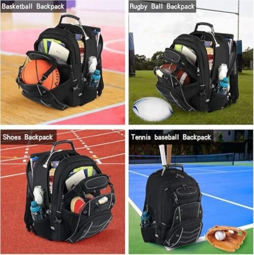 18.4 Laptop Backpack for unisex, 60L Extra Large Gaming Laptops Back Grey