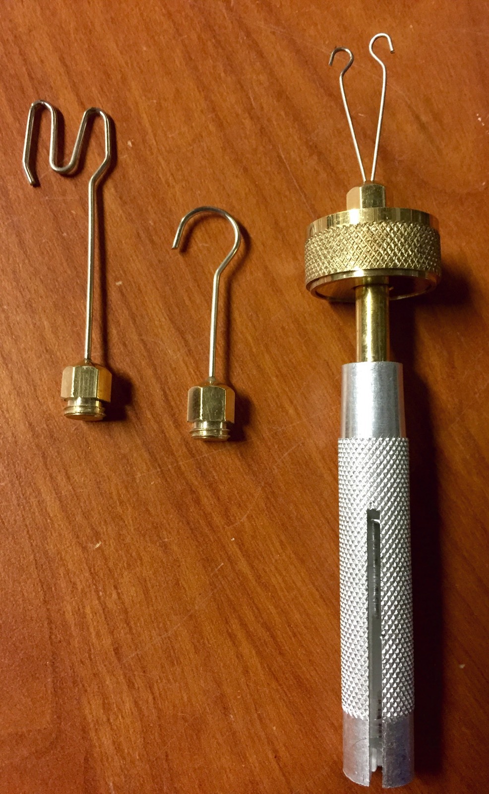 DUBBING SPINNER - TWISTER SET  w/ HAIR PACKER. FLY TYING TOOL. HARELINE.