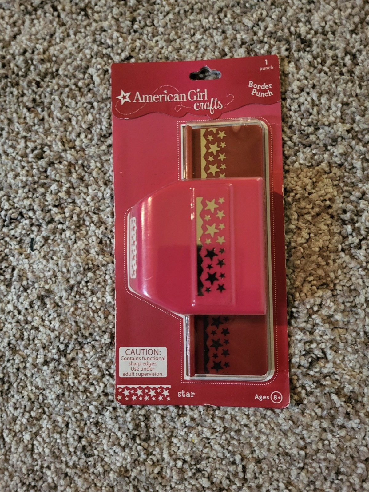 American Girl Border Punch Star 2009 Vintage New Sealed