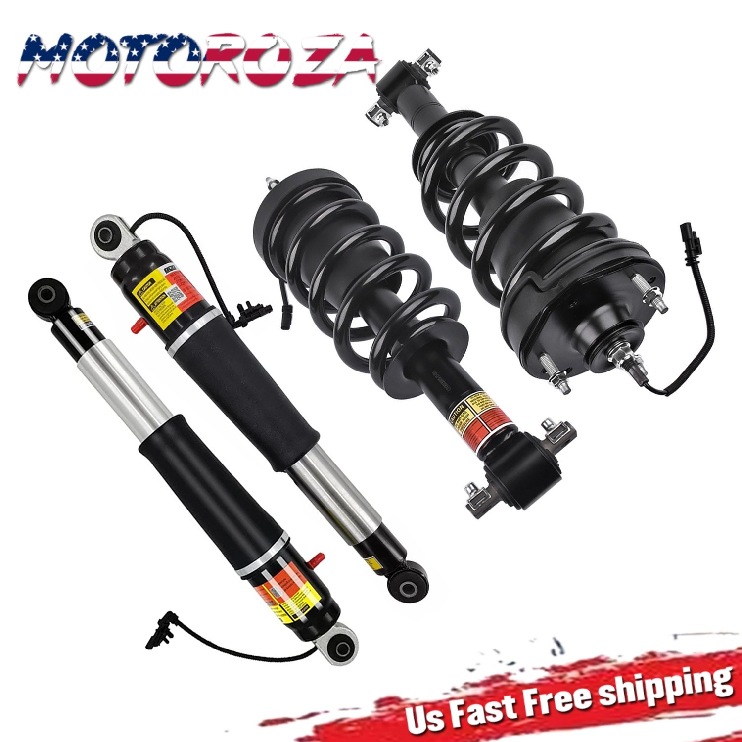 4X NEW Front Rear Shock Strut Magnetic For GMC Yukon Escalade Tahoe Suburban US