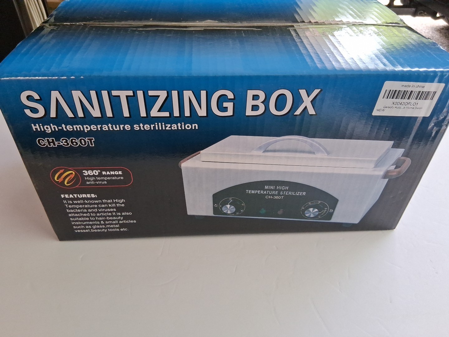CH-360T Sanitizing Box Mini High Temperature Sterilizer Medical and Salon Use